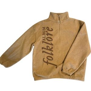 Taylor Swift Folklore Tan 1/4 Zip